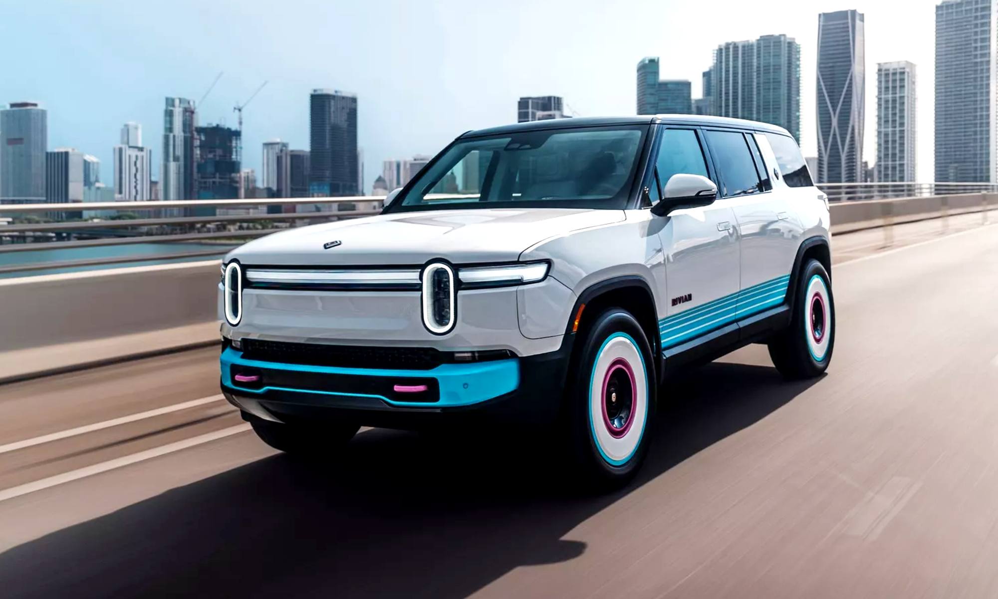 Rivian R1S Quad Miami Edition