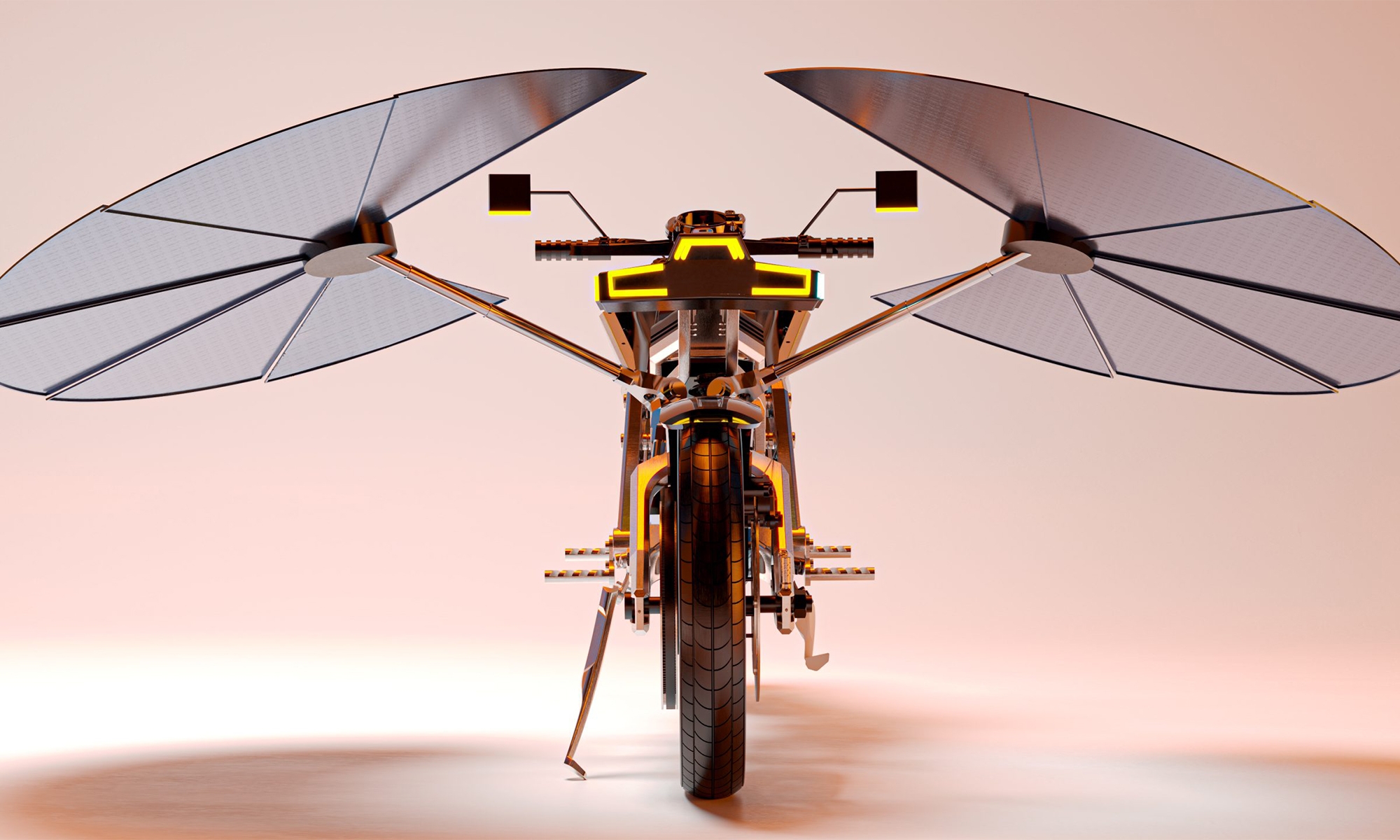 solaris moto electrica placas solares mask architecs