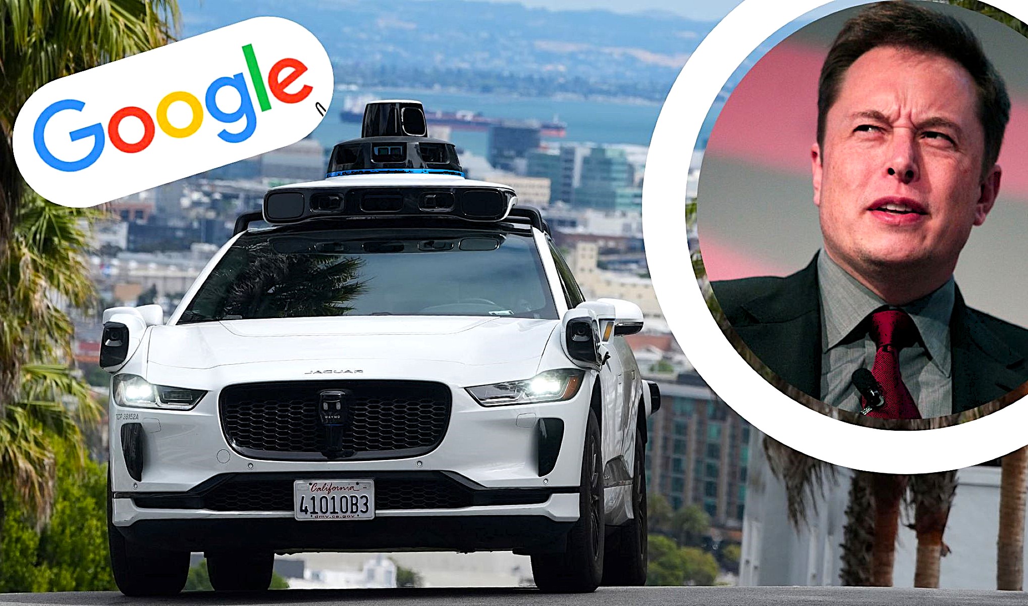 El polémico CEO de Tesla ha tratado de ningunear a la empresa de Google íder en conducción autónoma: Waymo.