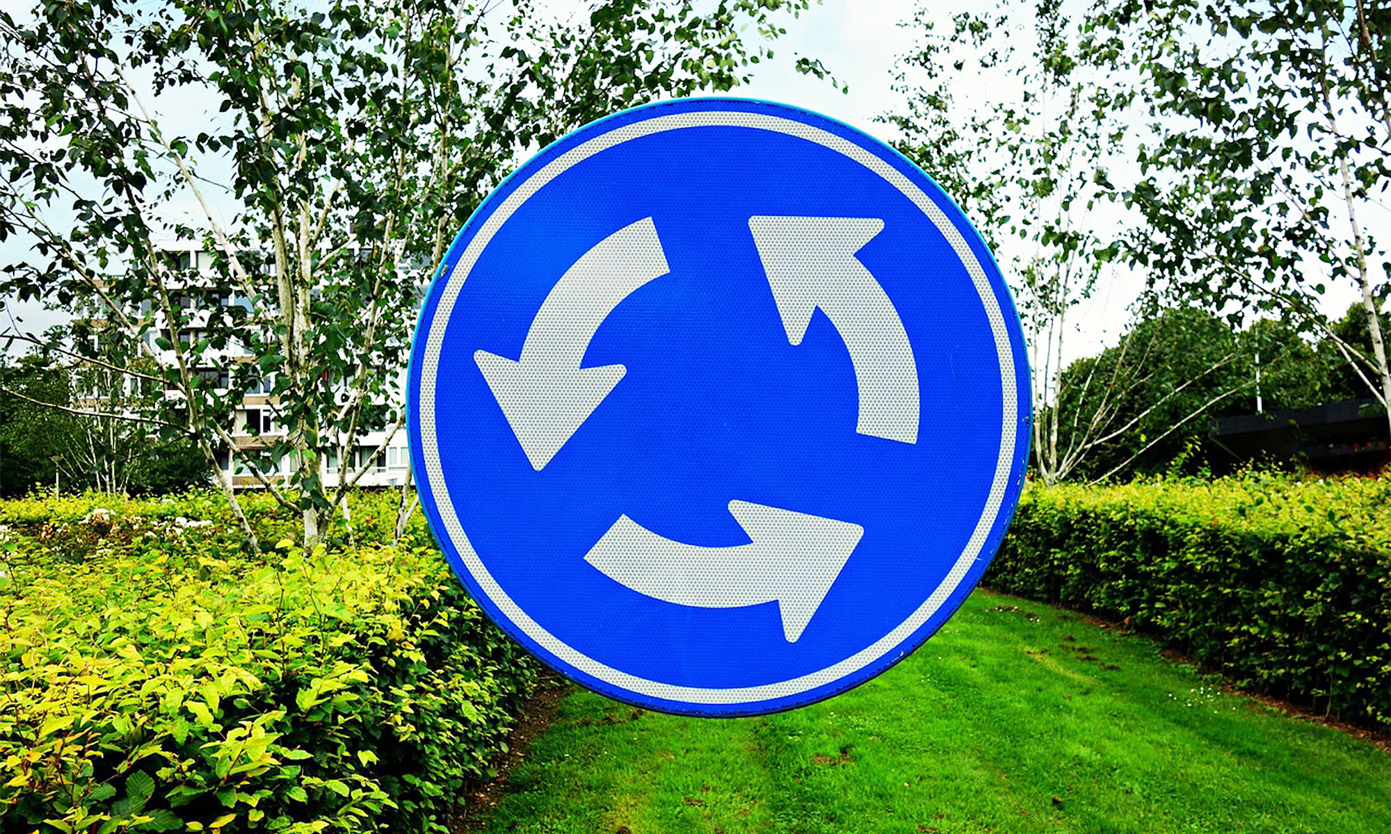 profesor autoescuela uso correcto rotonda 2