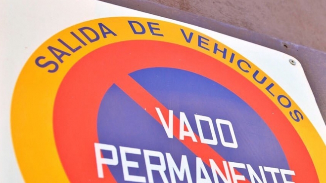 propietario vado no puede aparacar su plaza garaje multa