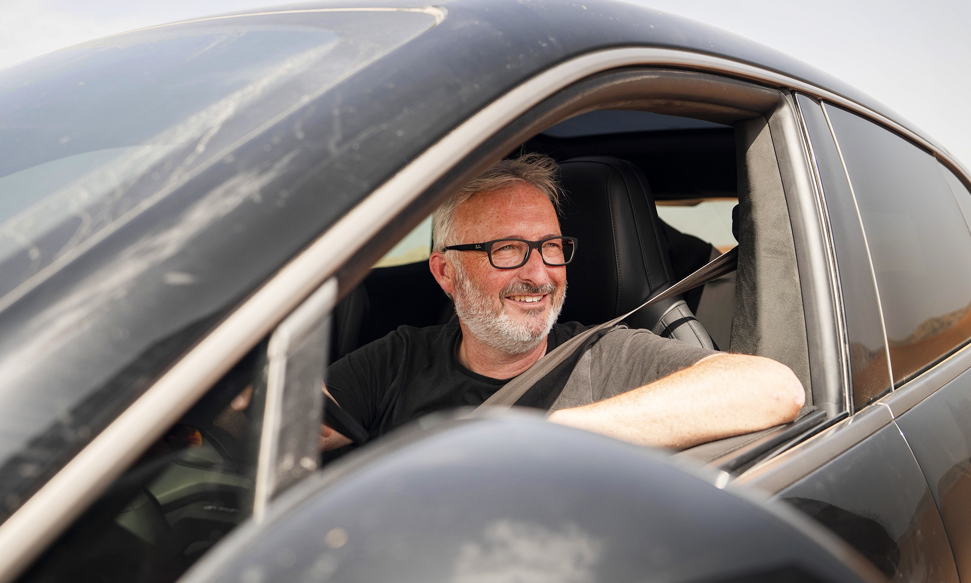 Michael Schätze dice que ha testado las capacidades del Cayenne eléctrico fuera del asfalto.