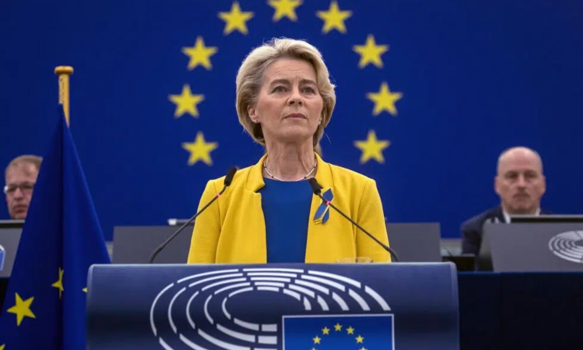 Ursula von der Leyen, presidenta de la Comisión Europea.