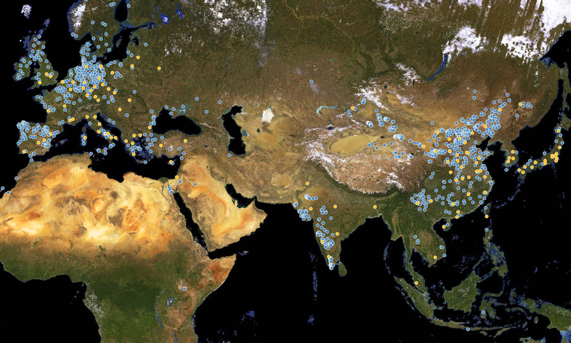 mapa mundial energia solar  fotovoltaica paneles solares 1
