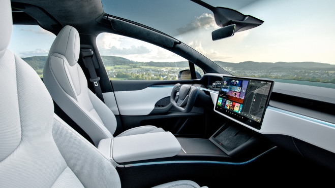 tesla model x interior