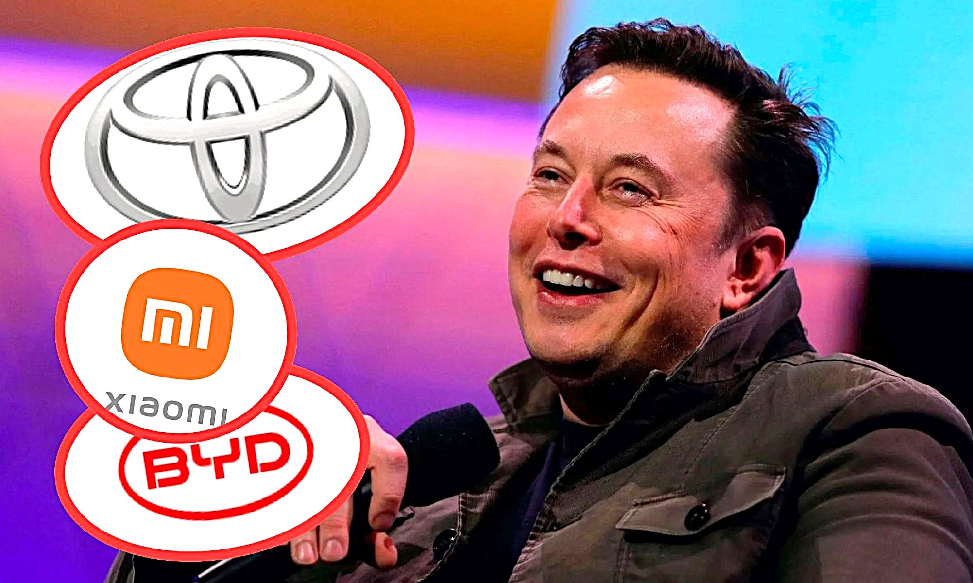 Elon Musk rié el último: pese a su descenso de ventas, Tesla sigue por delante de Toyota y de las principales marcas chinas.