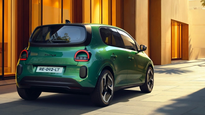 Renault Twingo E Tech Trasera Renault Twingo E Tech Trasera