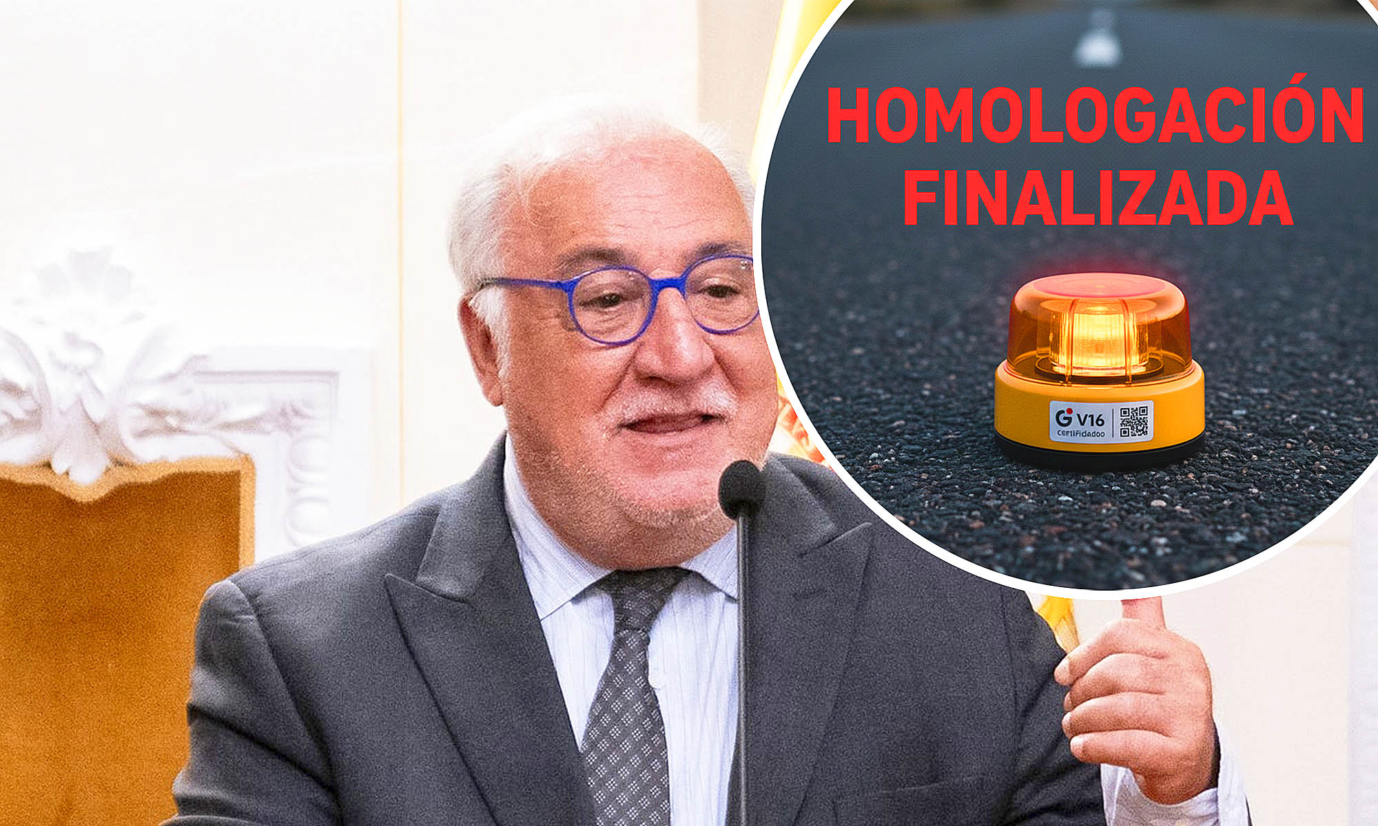 balizas v16 dgt final homologacion pere navarro 1