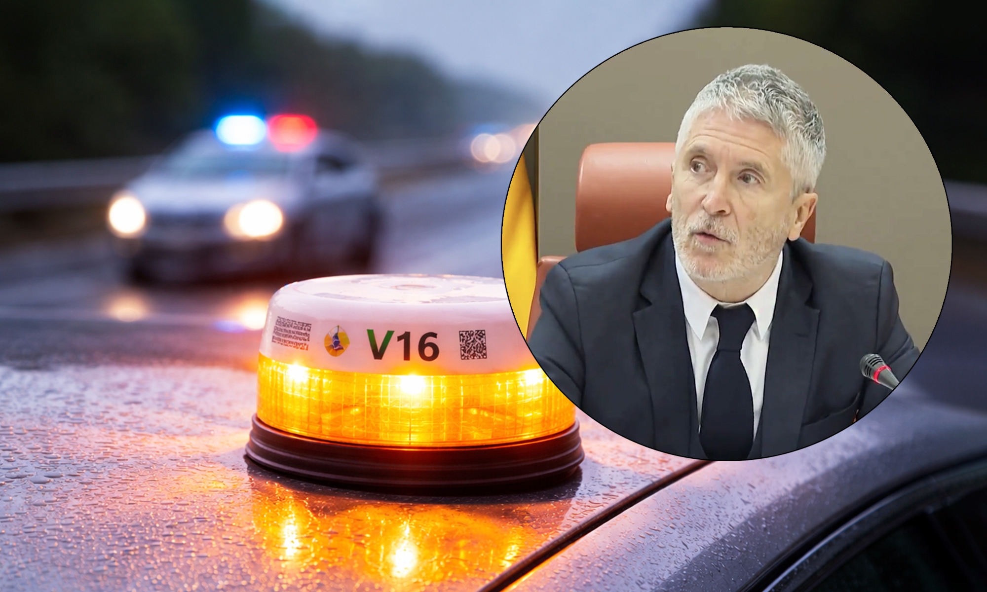 La baliza V16 no provocará sanciones durante un periodo concreto de tiempo.