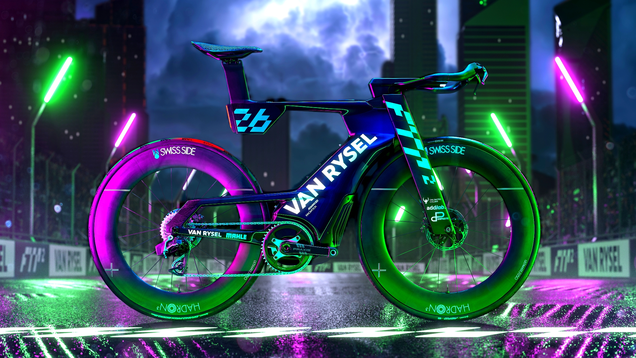 Nuevo concepto: una bicicleta de contrarreloj con motor (Foto: MAHLE).