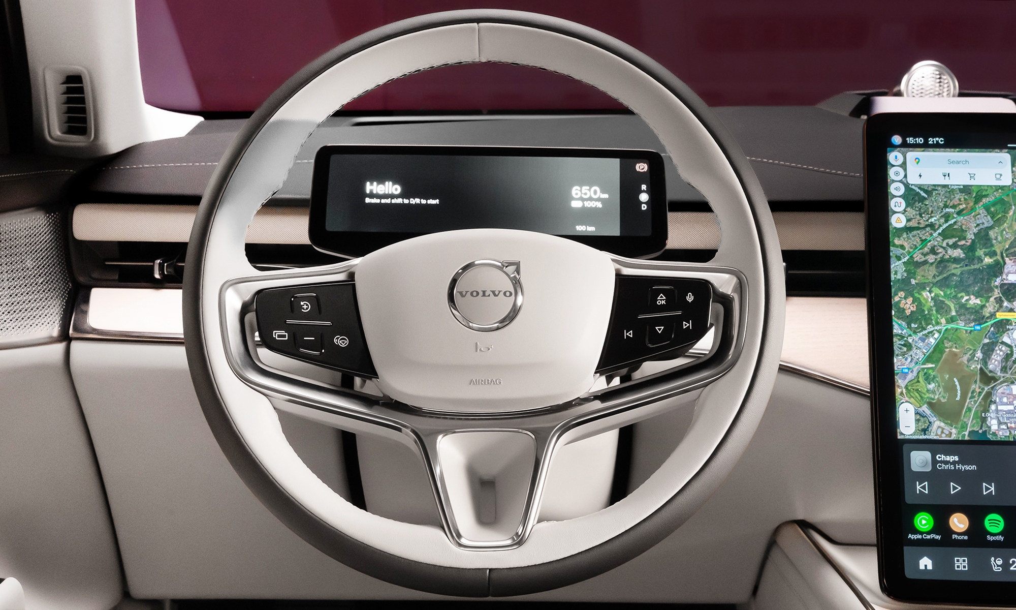 El nuevo sistema de Volvo permitirá al conductor mantener una charla con el coche.