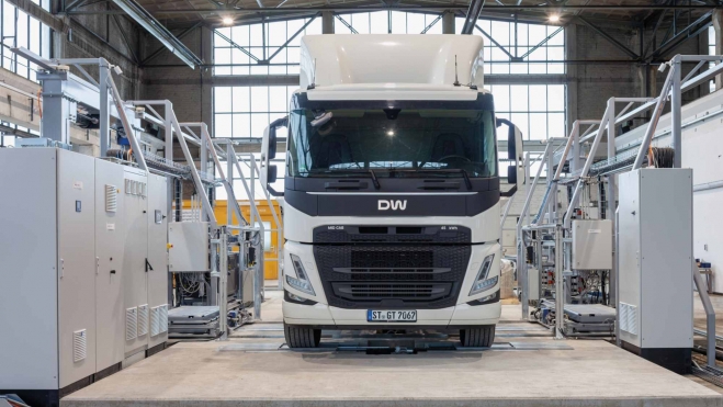 intercambio baterías camiones