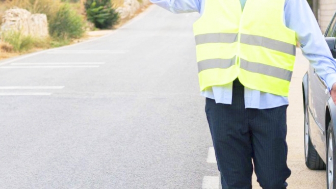 multa chaleco reflectante baliza v 3