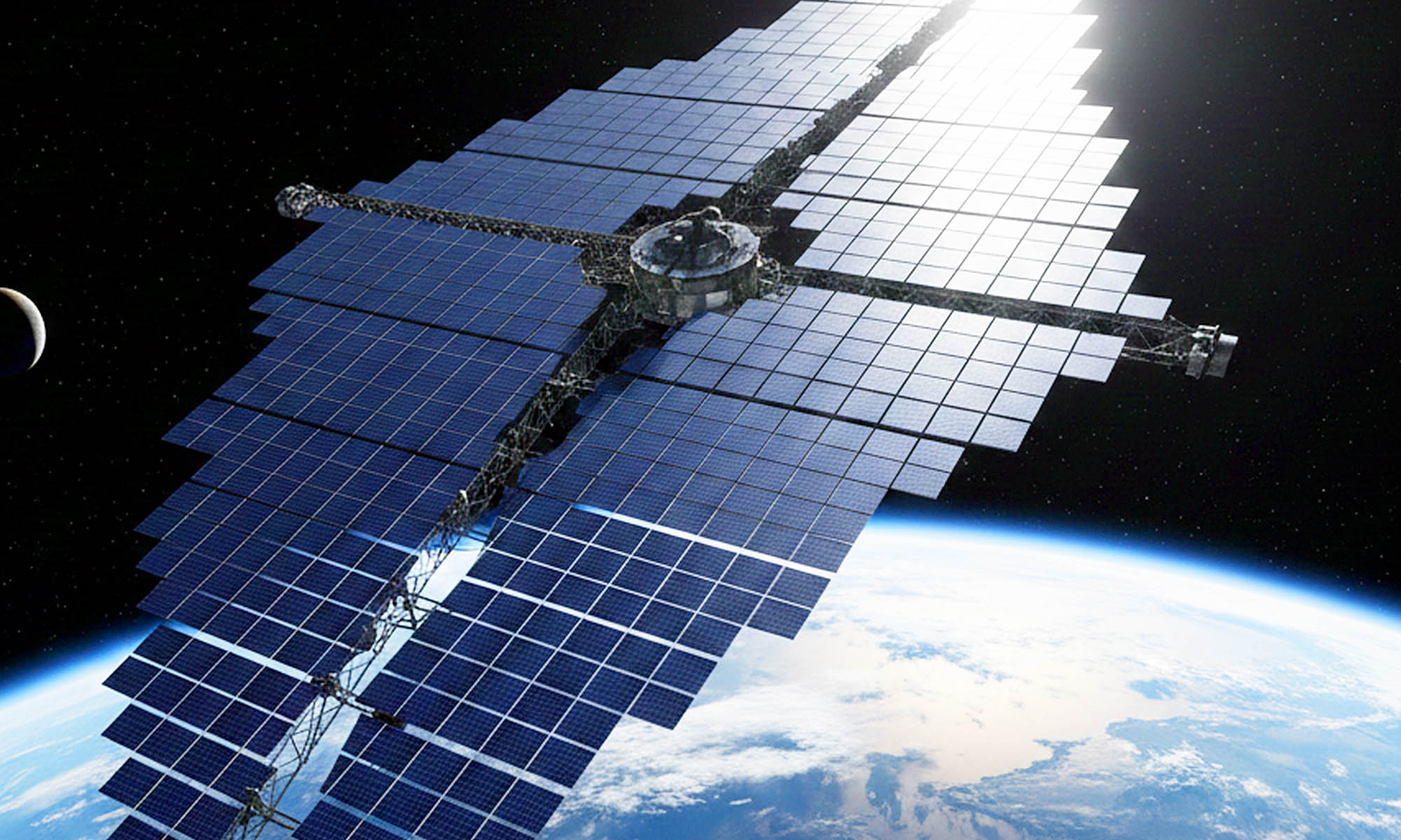 paneles solares espaciales rayos laser 1