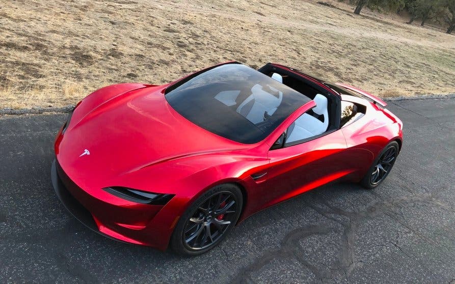  Imagen del Tesla Roadster compartida por Elon Musk en 2017. 