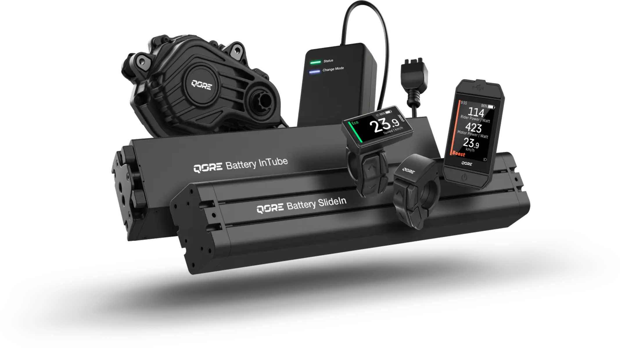 El ecosistema QORE se vende como una marca independiente, aunque lo fabrica Brose (Foto: QORE).