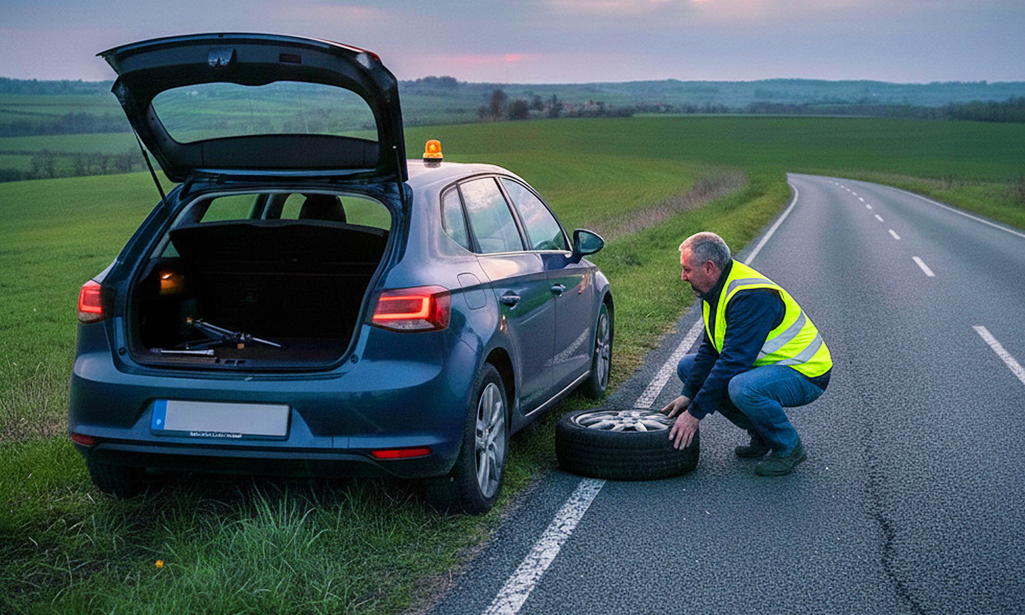 multa kit antipinchazos baliza v16 chaleco reflectante 1