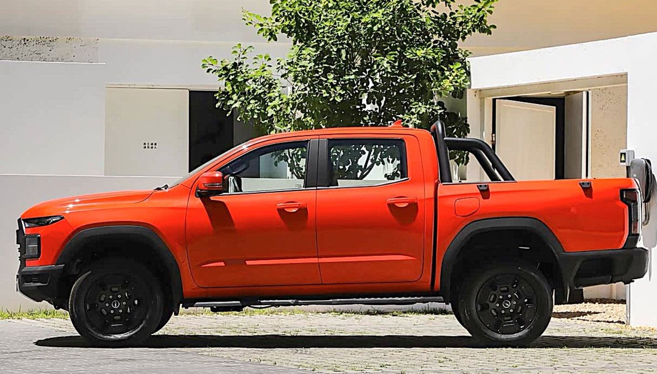 Ya sea con caja corta o larga, este pick-up eléctrico fabricado por el Grupo Chery siempre se vende en versión de doble cabina.