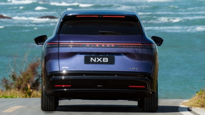 Nissan NX8 Trasera Nissan NX8 Trasera