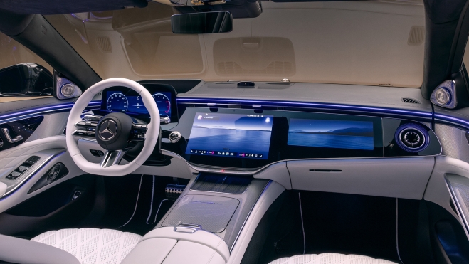 mercedes clase s interior delante