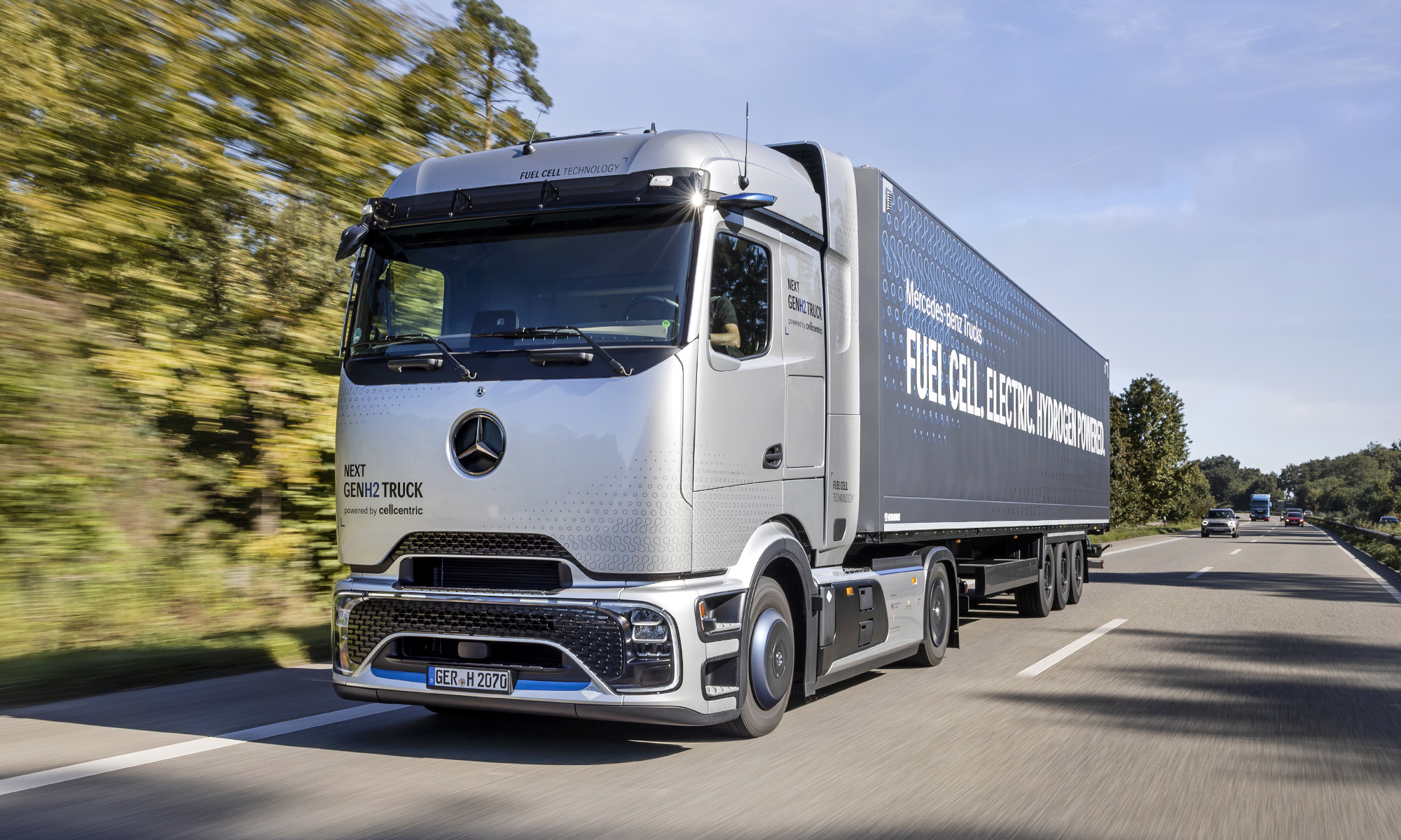 El gobierno alemán apostará por el uso de los camiones de hidrógeno.