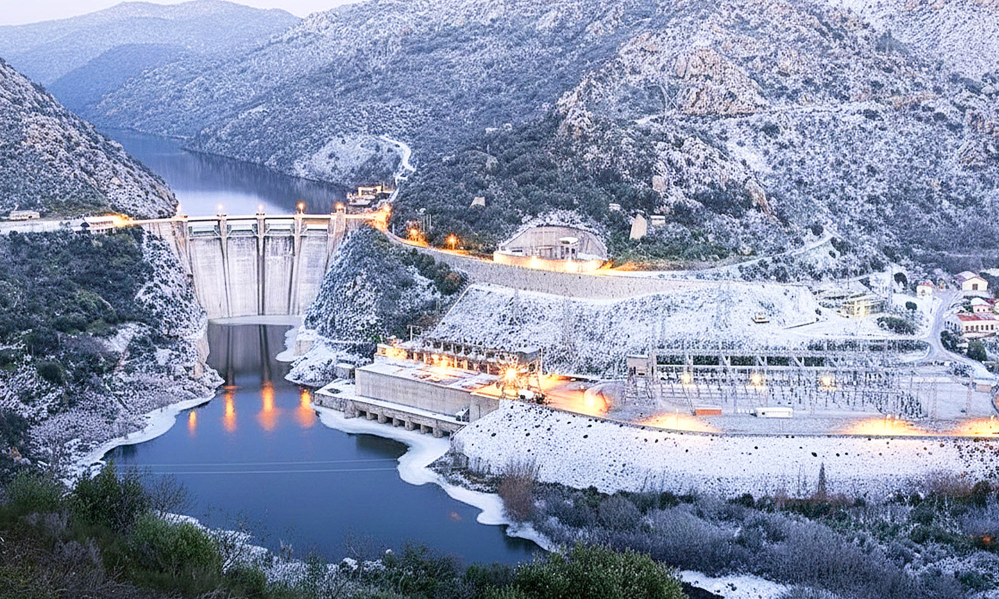 presas centrales hidroelectricas hielo nieve sistema electrico 1