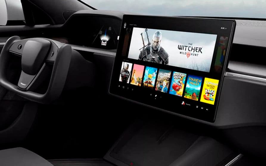  Tesla Arcade, las pantallas del Model S y del Model X se convierte en una consola de videojuegos. 