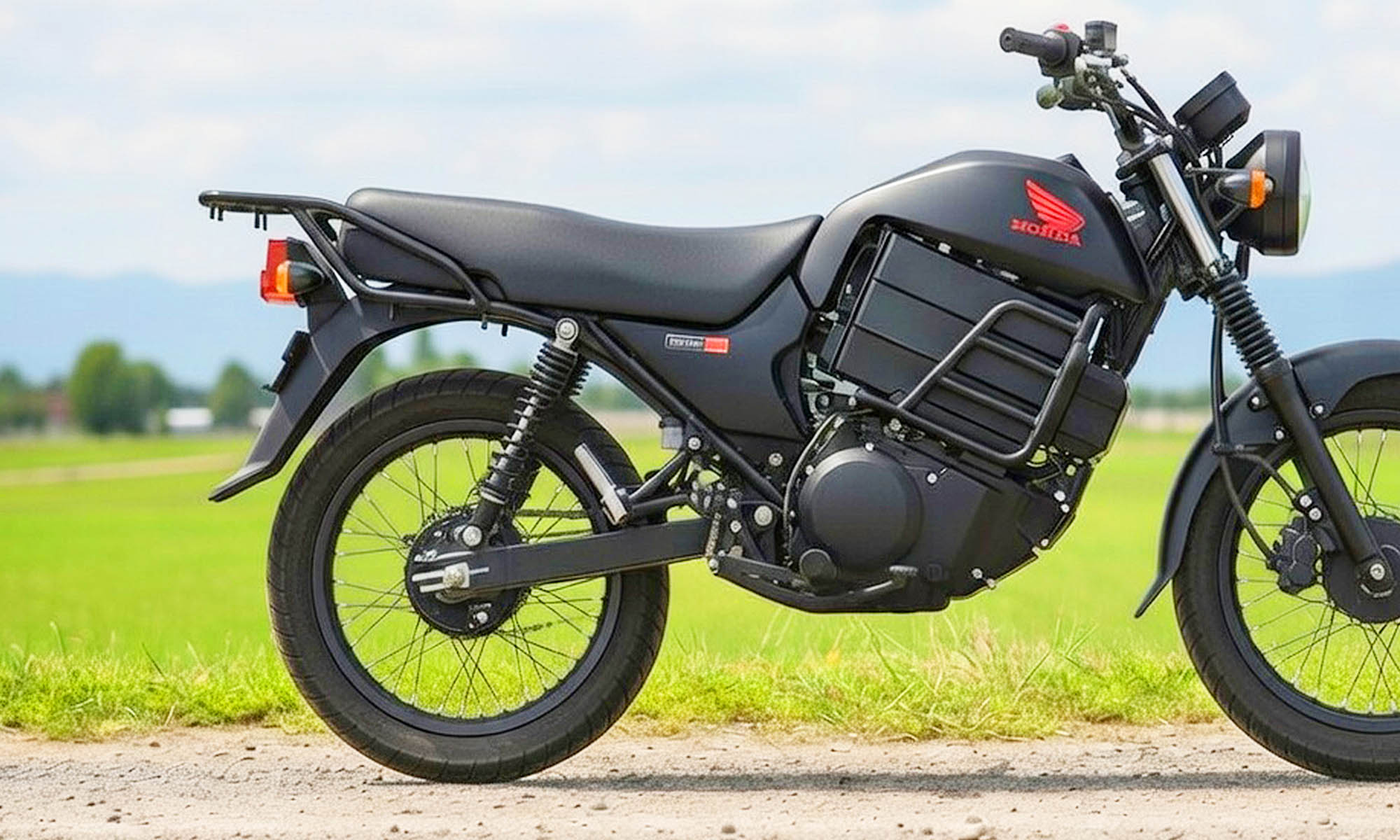 moto electrica economica basica honda 1