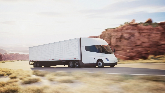 Tesla Semi Delantera