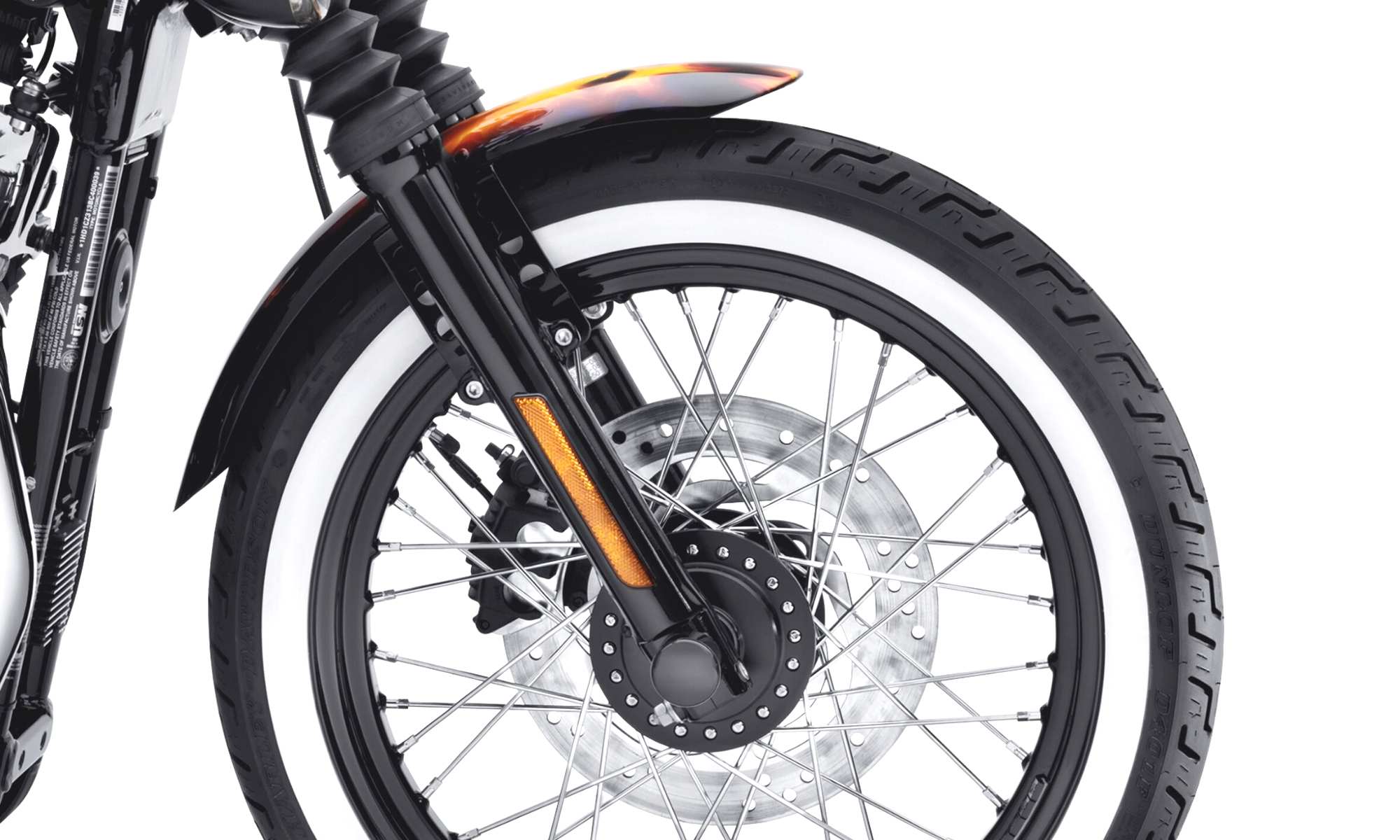 neumático franja blanca