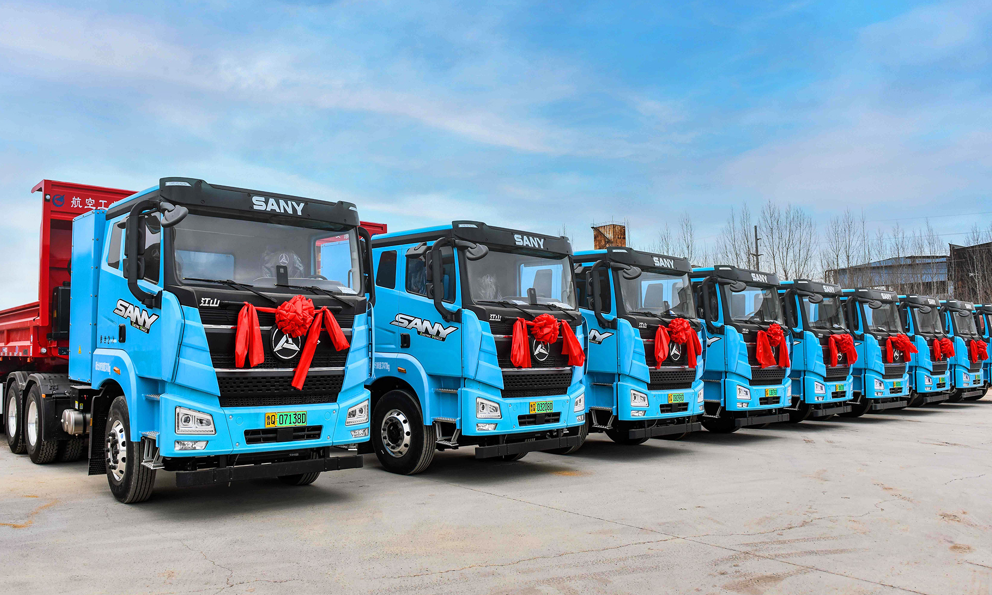 Marcas chinas se hacen cada vez más presentes en Europa con sus camiones eléctricos.