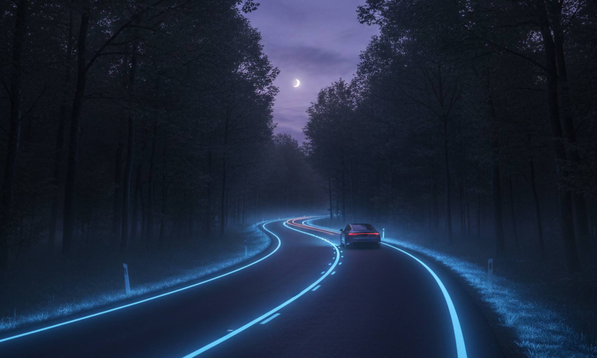 pintura luminosa carretera