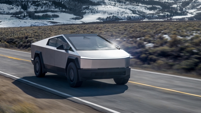 Tesla Cybertruck Delantera Tesla Cybertruck Delantera