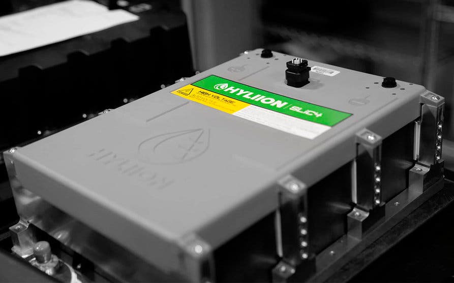  Nuevo módulo de batería de compuesto por celdas de titanato de litio de Toshiba presentado por Hyliion. 