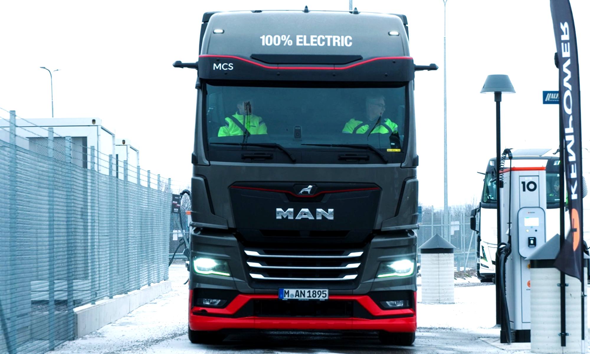 carga camión eléctrico frío