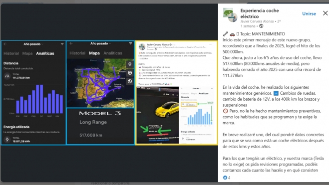 tesla model 3 500000 km bateria original degradacion desgaste