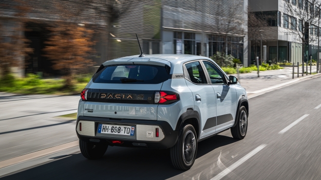 Dacia Spring 2026 Trasera Dacia Spring 2026 Trasera