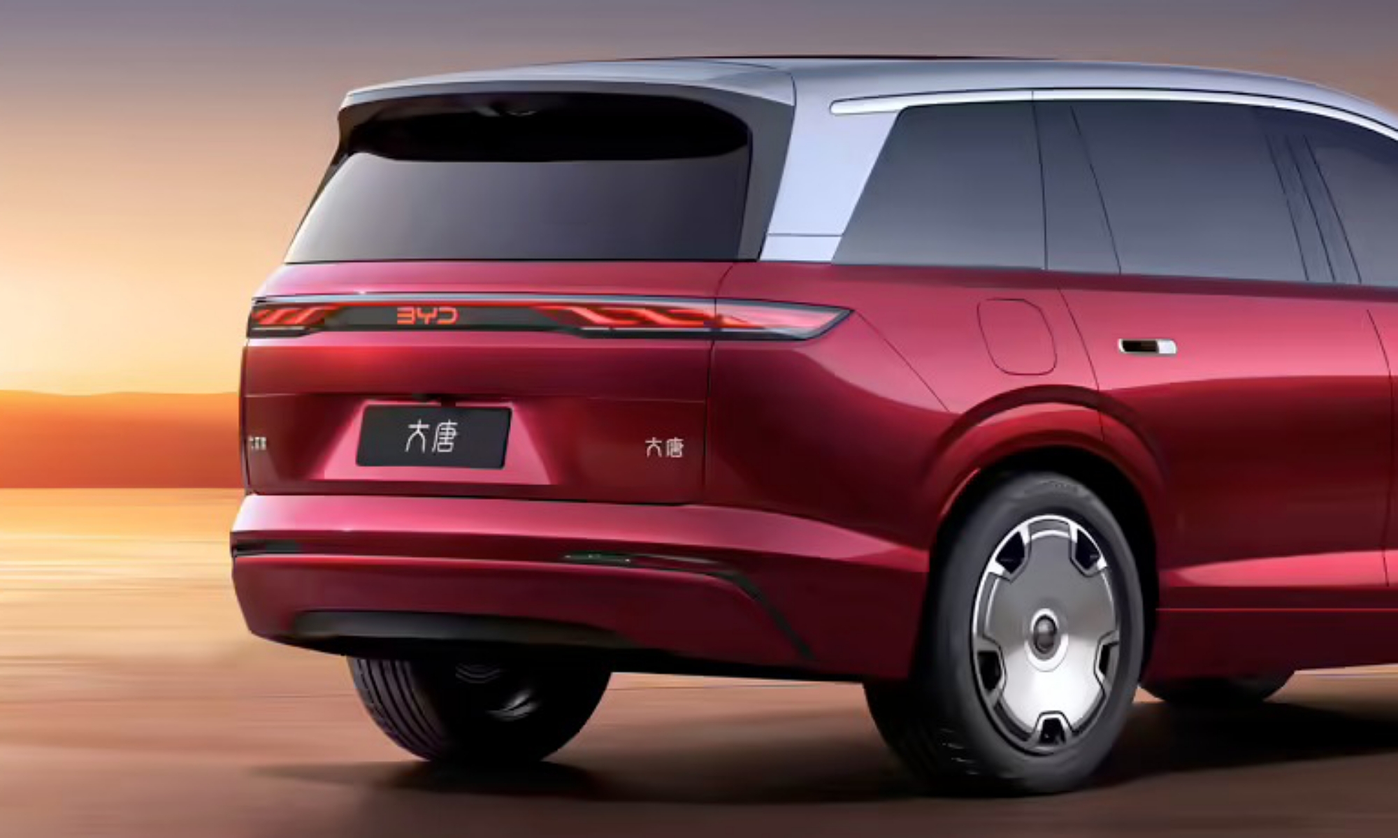 BYD lo ha bautizado como Great Tang. Un nombre muy apropiado teniendo en cuenta su tamaño.