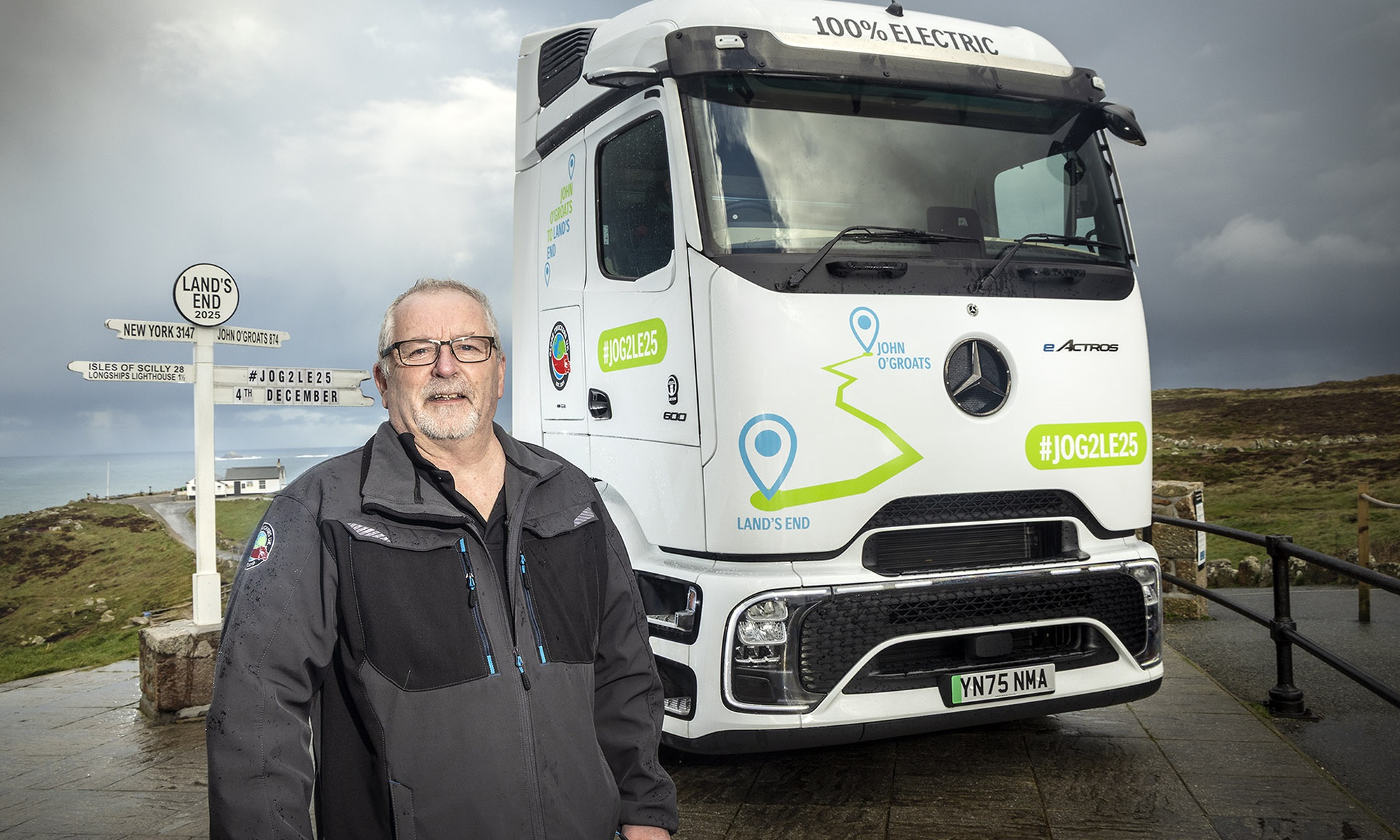 Camión eléctrico Mercedes