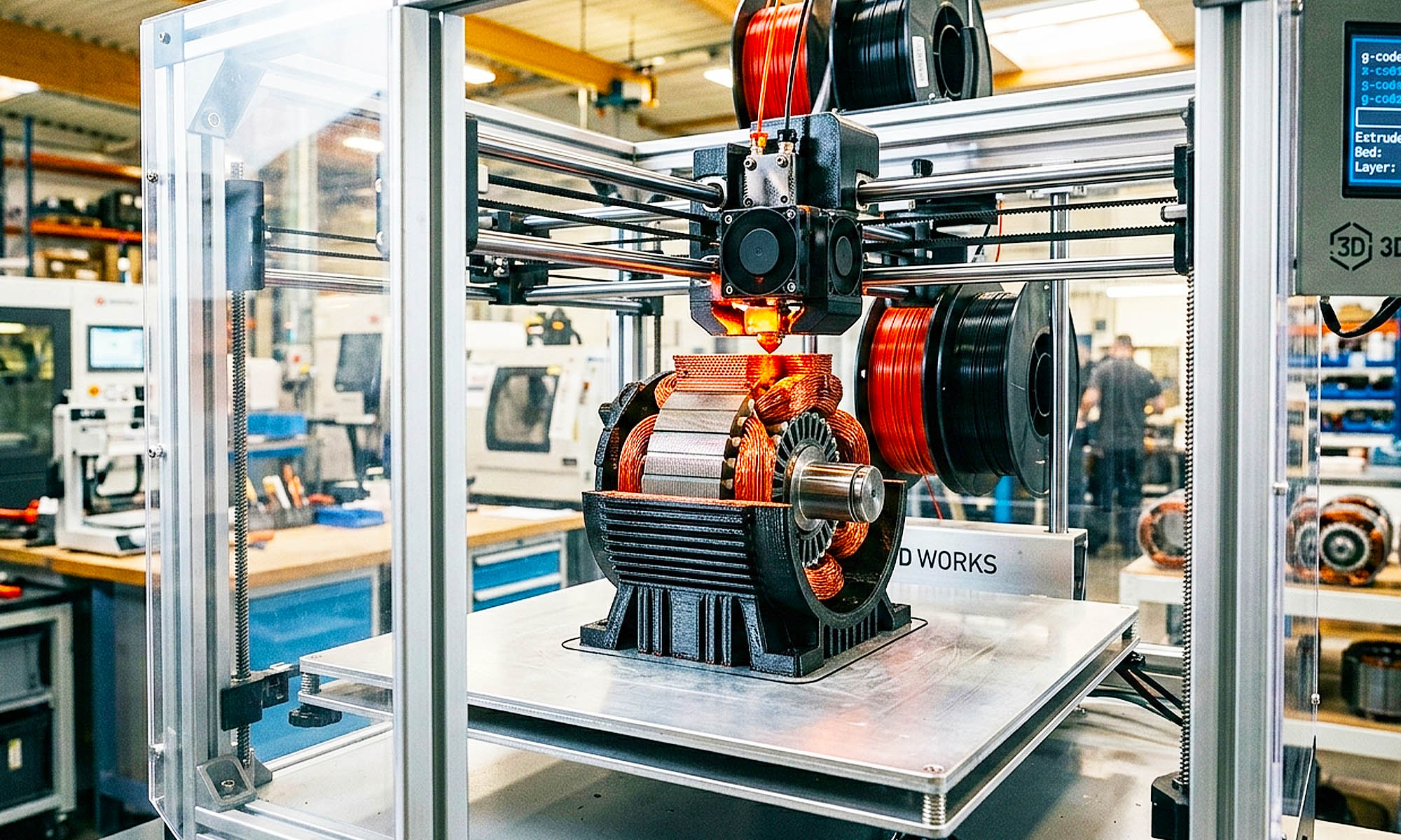 motor electrico mit impresion 3d 1