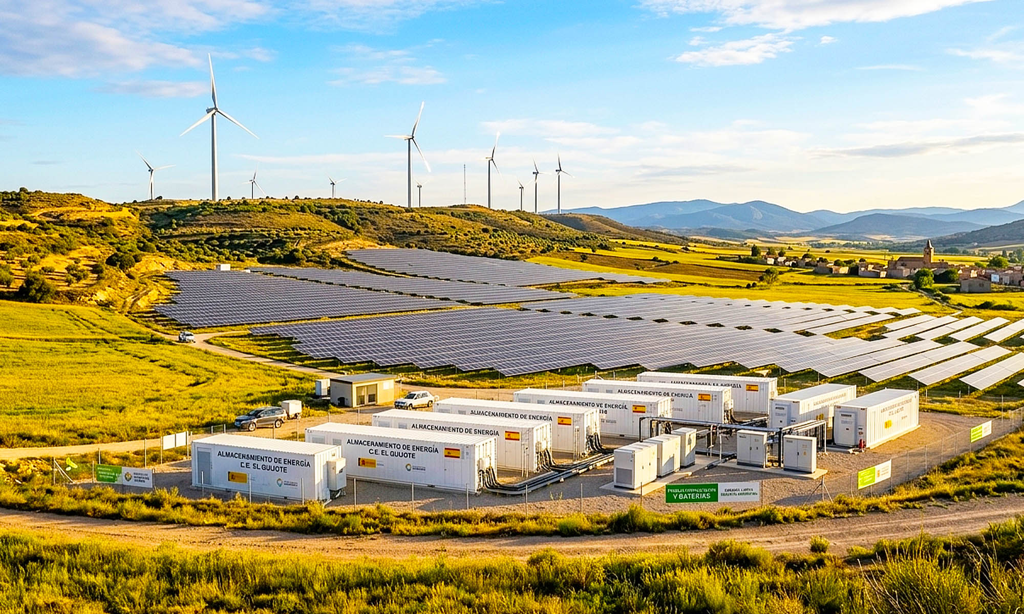 campos de baterias almacenamiento coche electrico españa 1