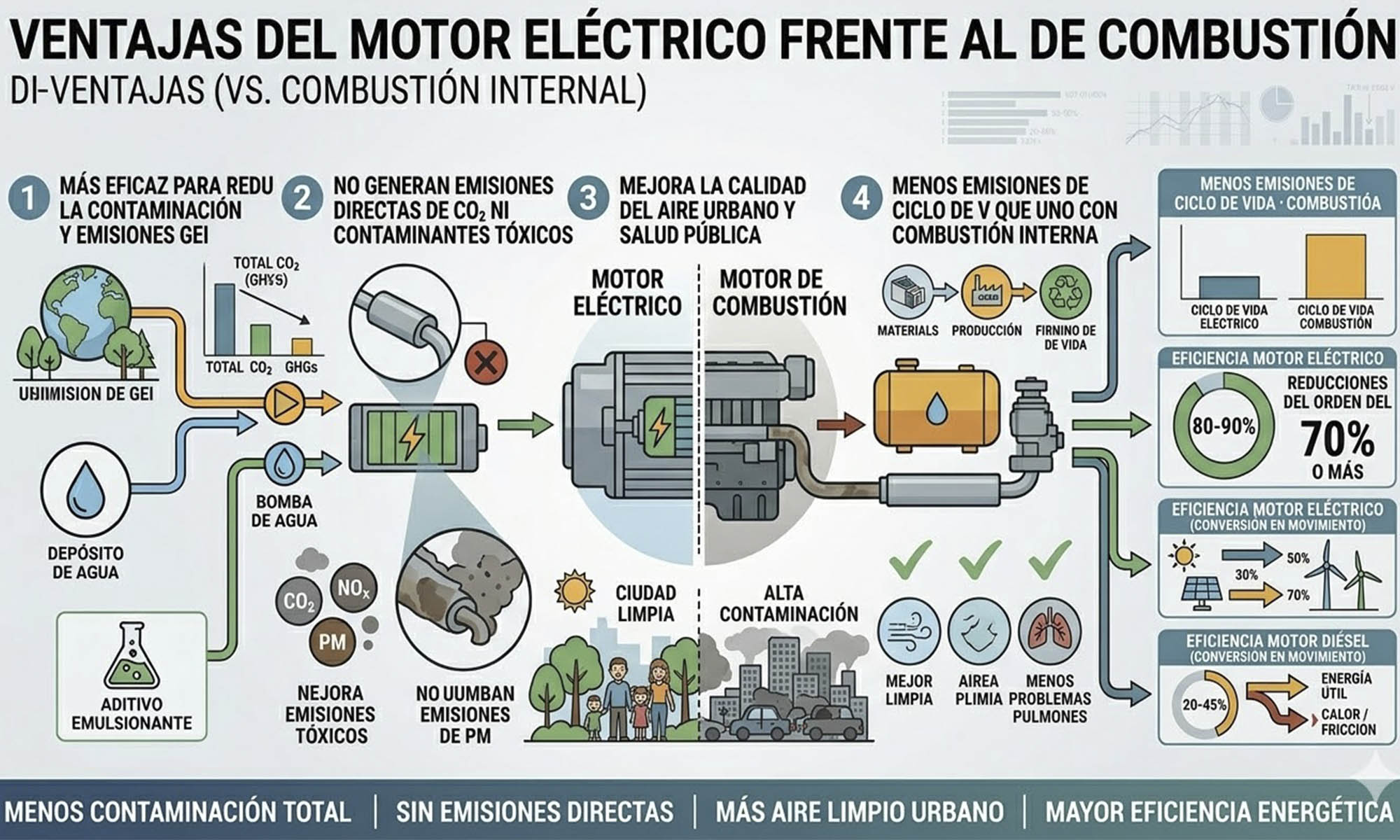 gotas de agua diésel contaminiación 3