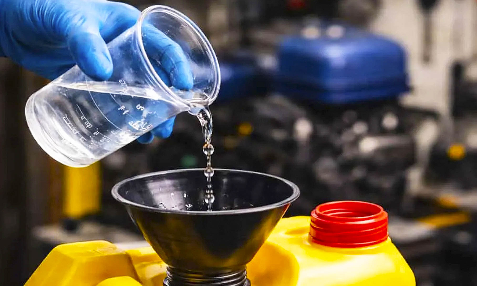 gotas de agua diésel contaminiación 1