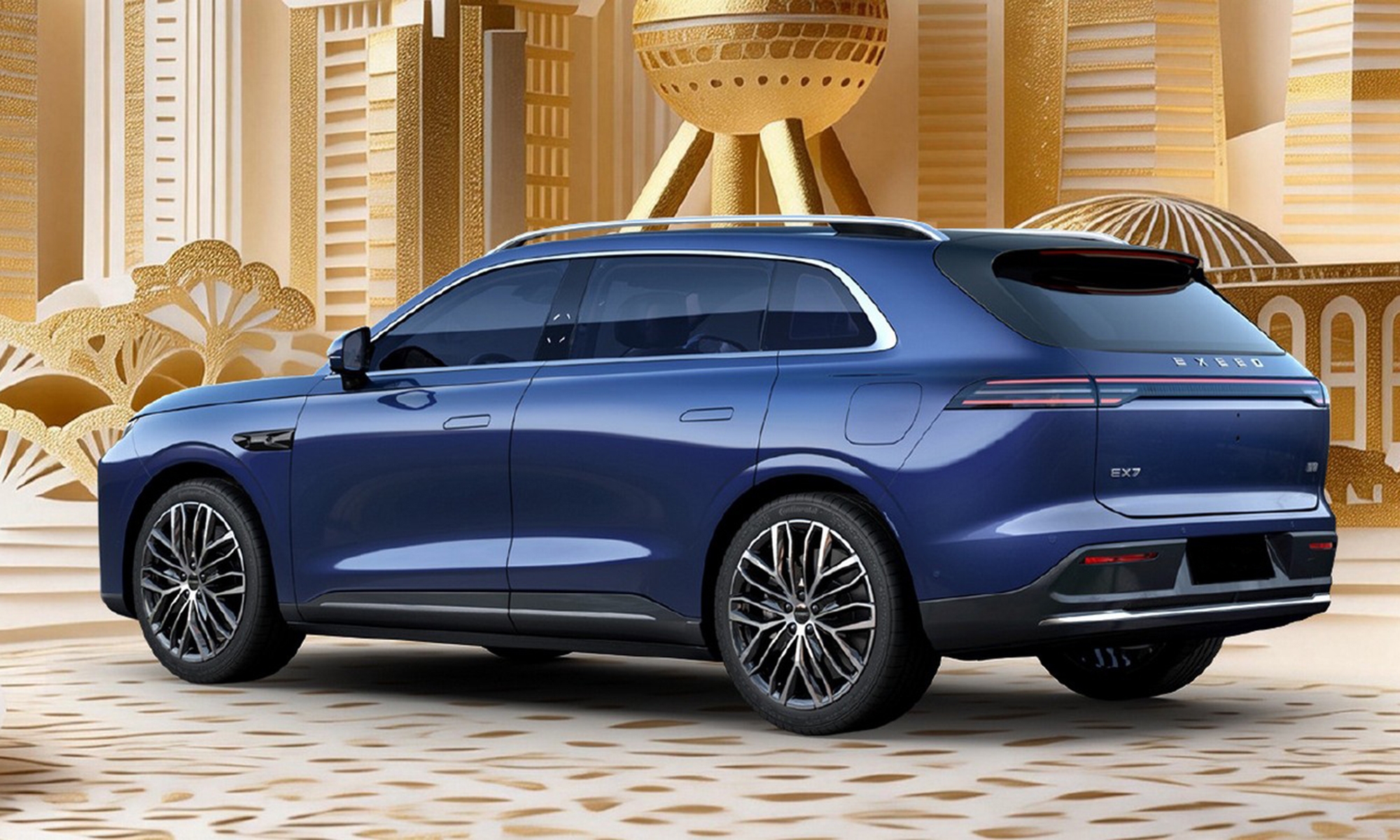 El Exeed EX7 llega al mercado chino con una suculenta oferta y mucha tecnología.