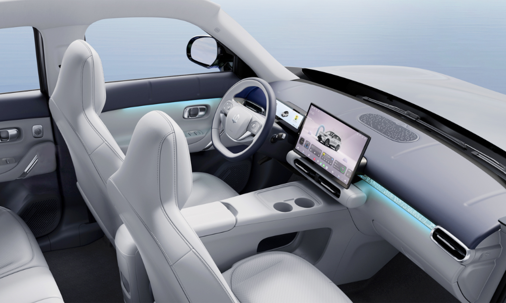 El interior del Leapmotor B03 y B03X será continuista.