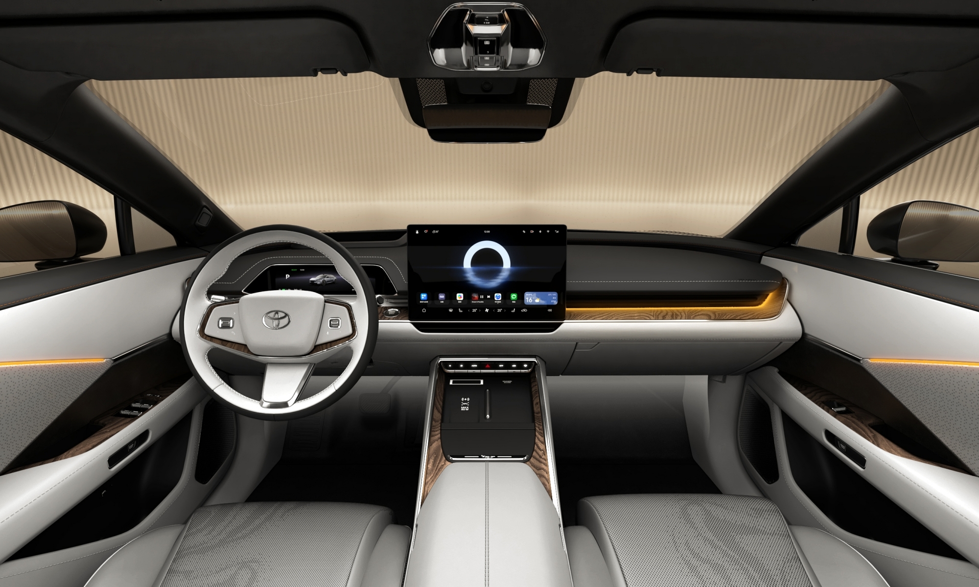 El bZ7 es un desarrollo compartido entre Toyota, GAC y Huawei.