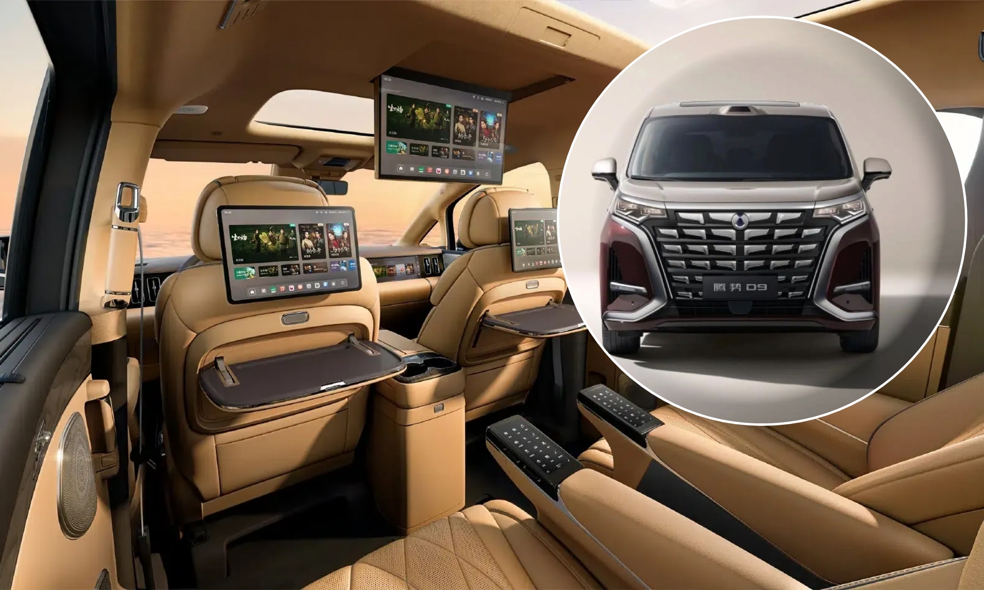 Denza por fin ha hecho públicas las imágenes del interior del nuevo D9.