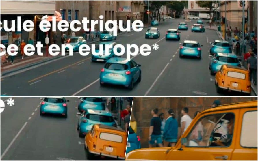  Aparición momentánea del 4L en un spot del Renault ZOE. 