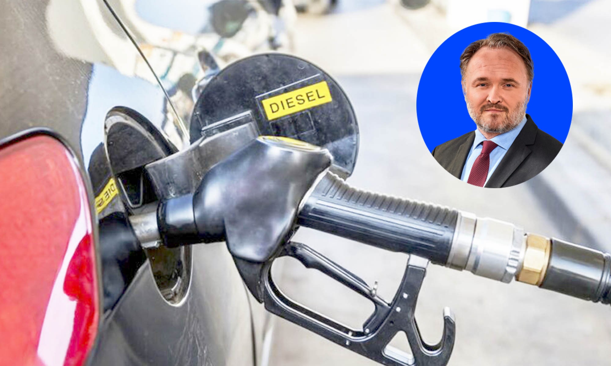 echar gasolina en diésel