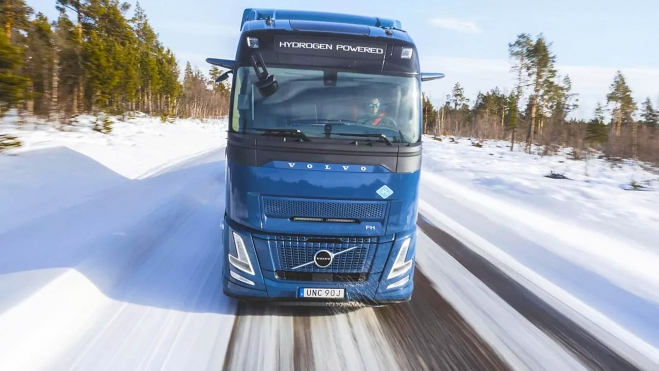 prueba camion volvo hidrogeno liquido 2 prueba camion volvo hidrogeno liquido 2